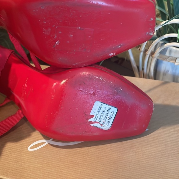 SALE TODAY Christian louboutin Red Ballerina heels size 38.5 woman’s 7-8 - Picture 5 of 7